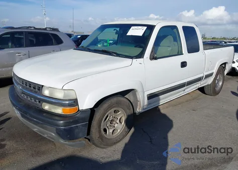 2001 Chevrolet Silverado 1500 Ls z USA, uszkodzony, nr VIN 2GCEC19V611407487